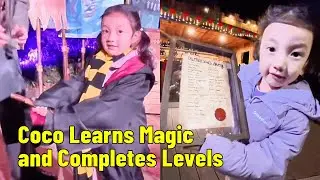 Coco learns magic and gets a certificate by overcoming obstacles.