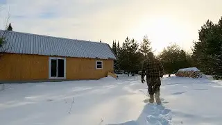 Building A Simple Off Grid Cabin In The Woods: Finishing Up The Loft