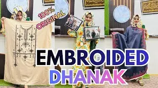 EMBROIDED DHANAK RESONABLE PRICES ORIGINAL ARTICLES