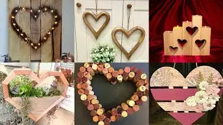 DIY Wooden heart idea | Wooden heart shape crafts