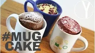 Mug Cake - Pastel en una taza en 2 minutos al Microondas - Sin Horno - YOCOMO