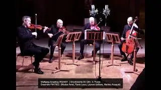 Ensemble Fratres / W.A. Mozart Divertimento KV 138 / 3. Presto