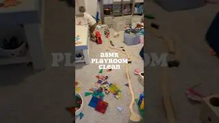 ASMR playroom reset! #cleaning #cleaningmotivation #asmr #momlife #stayathomemom