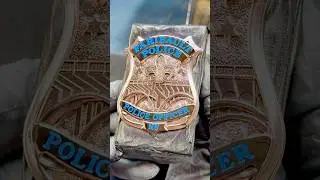 HOW IT&rsquo;S MADE - Custom Police Badge for Faribault Police Minnesota #metalwork #howitsmade #factory