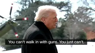 'You can't walk in with guns,' Trump comments on Pretti shooting, gets pushback from firearm groups