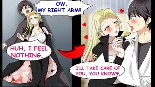 [Manga Dub]When I Helped the Ladies' Gang Leader and Broke My Bone, She Became My Cute Wife...