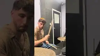 Gotta test the kit before the first student #drums #drumlessons