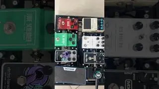 My current pedal on board #mxrpedals #ibanez #electroharmonix #bosspedals #hotone #guitarpedals