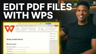 How to Edit PDF Files for Free Using WPS Office (2026) | Step-by-Step