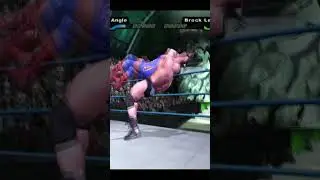 BROCK LESNAR vs KURT ANGLE AI GENERATED WWE FIGHT #wwe #brocklesnar