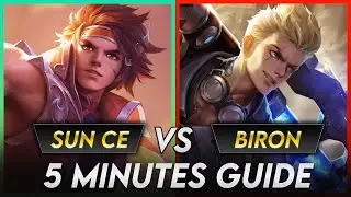 SUN CE vs BIRON: 5 Minutes Clash Lane Guide | Honor of Kings 🇨🇳