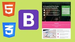 Go Social (HTML5, CSS3, Bootstrap4) Social Site Theme