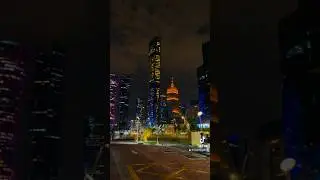 DOHA NIGHT VIEW🇶🇦✨ #shorts #viral #shortsvideo #doha #qatar #decc #westbay