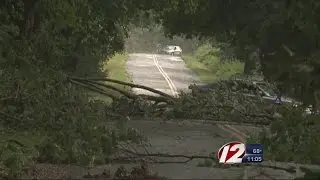 Microburst damages Narragansett neighborhood