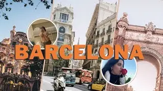 MI PRIMERA VEZ en BARCELONA 😨 / Tour, Viaje en Barco y primeras impresiones 🙂📍