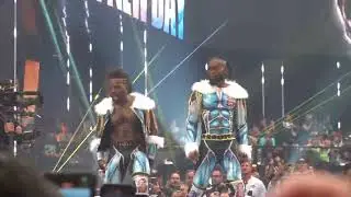 New Day (Xavier & Kofi) WrestleMania 41 entrance @ Allegiant Stadium Las Vegas 4.19.25.