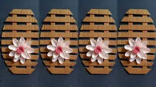 2 Easy And Beautiful Wall Hanging/ cardboard reuse ideas #diy #walldecor #homedecor #craft #handmade