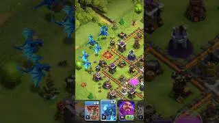 Electro Dragon 3 star attack strategy - TH 11 #coc #mobilegame #shorts