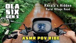 Kerala's Countryside ASMR: A Silent POV Ride on the Ola S1 X