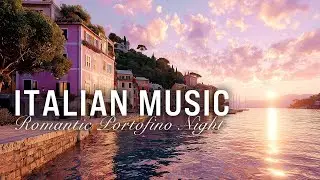 Dreamiest Italian Music & Aerial Views | Portofino in Golden Light