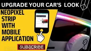 Customize Your Car Looks with Neopixel Strip and Color Picker Dashboard | ESP32 DIY Project