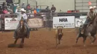 Team Roping at Four States Fair & Rodeo 2015