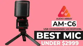 Best Budget USB Condenser Microphone | Audio Array (AM-C6) unboxing and review | itstips| Gaming