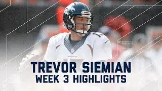 Trevor Siemian Highlights | Broncos vs. Bengals | NFL Week 3 Player Highlights