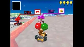 前後からの赤甲羅の挟み撃ちを、バナナで防御するデイジー「ふうせんバトル」# 87【マリオカートDS】