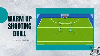 FIELD HOCKEY WARM UP SHOOTING DRILL for all COACHES
