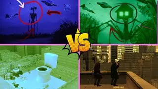 Mix - SIREN BATTLE  VS skibidi toilet Siren Head Coffin Dance Song All Battle
