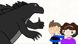 Drawing Universe: @LeviBryant-j5f , June and Godzilla Jr. (Adult/The Real Godzilla)