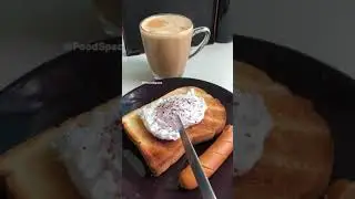 Poached egg opened sandwich #FoodSpace
