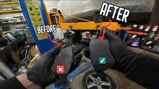 CUSTOMER DIDN'T CHANGE HIS BRAKES IN YEARS!!!