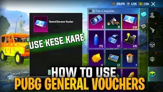 how to use pubg general character voucher | pubg general voucher kese use kare | pubg voucher use