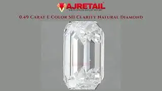 💎 0.49 Carat E Color SI1 Clarity Natural Diamond #naturaldiamonds #ajretail