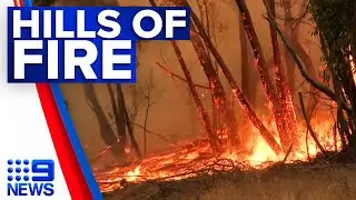 Cherry Gardens bushfire downgraded to &lsquo;watch and act&rsquo; | 9 News Australia