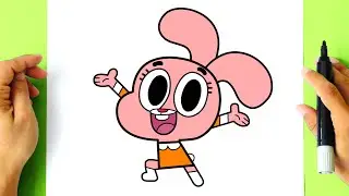 How to DRAW ANAIS WATTERSON - GUMBALL