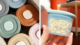 Review of Moonkie baby food storage containers - great for on-the-go snacks!