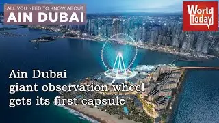 The world&rsquo;s tallest observation wheel, Ain Dubai  - has installed its first capsule onto the wheel