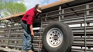 Stock trailer painting