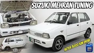 Suzuki Mehran Tuning + Change Engine Oil,Gear Oil,AirFilter,Oil Filter ! Naveed Ahmed ! Part 1