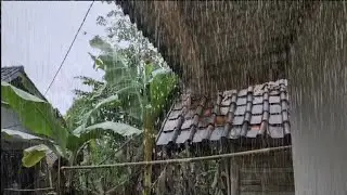 Falling asleep to the sound of heavy rain can relieve anxiety and stress 💧