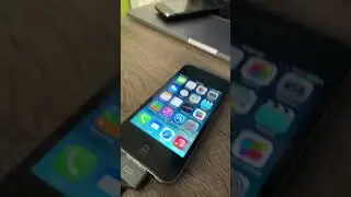iPhone 4S still running iOS 7 (it bricked so I restored it to iOS 9)