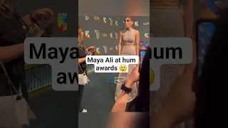Maya Ali at hum awards