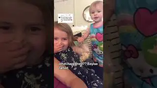 Baylaa told Britain what??? 😱💀 #funnykids #funny #throwback