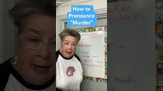 How to Pronounce MURDER #pronunciation #englishteacher #learningenglish #englishlearning