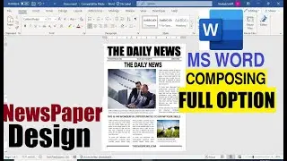 How to Make a Newspaper on Microsoft Word - newspaper composing ms word&nbsp;software
