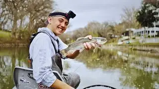 Catching Big Rainbow Trout in Texas
