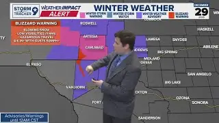Chilly Conditions with Snow across West Texas | West Texas Forecast